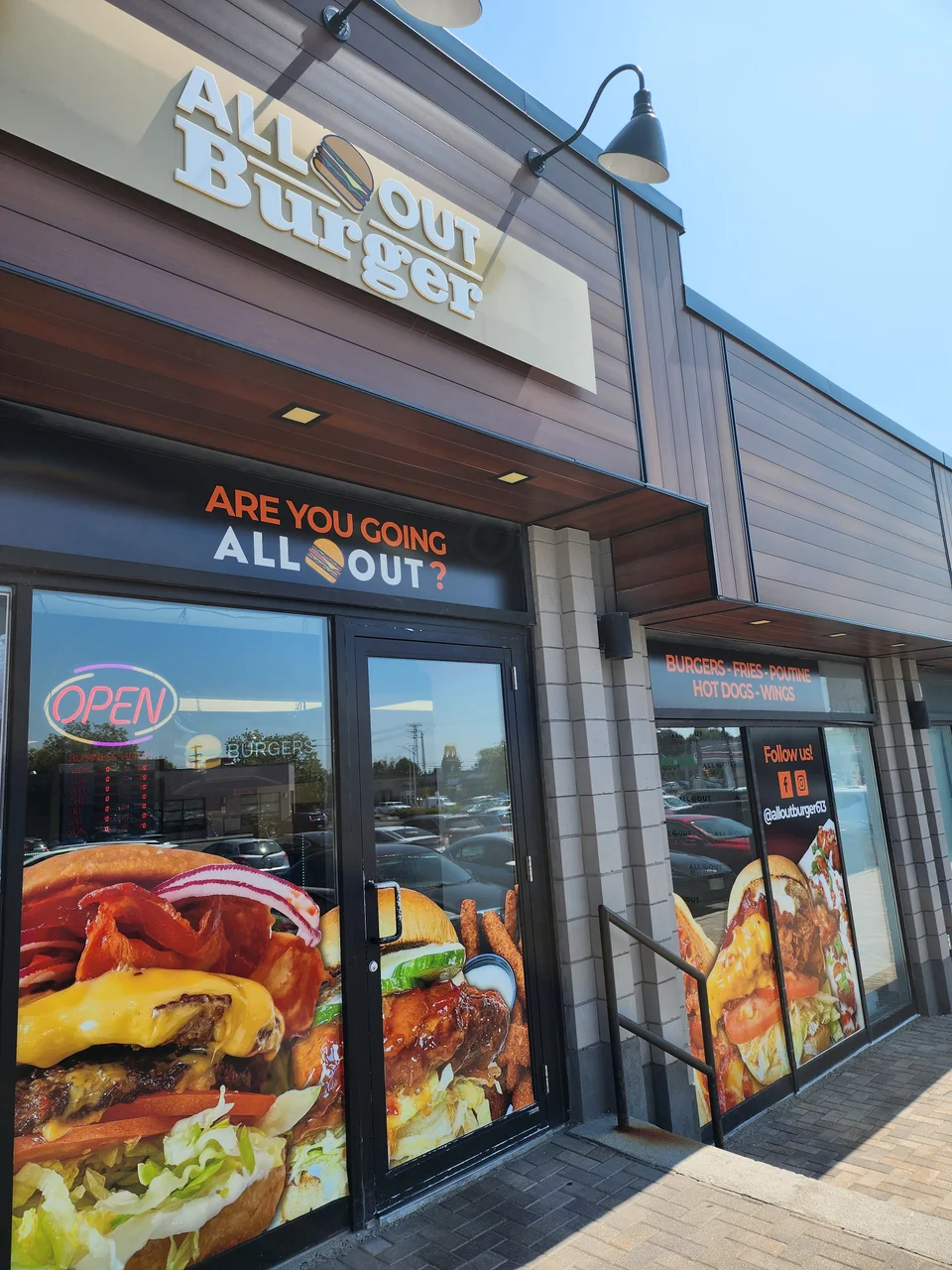 All-Out Burger Montreal storefront